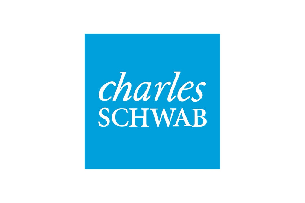 The Charles Schwab company logo on a white background. 