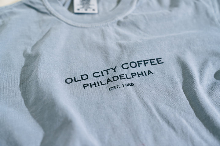 Gray t-shirt with &