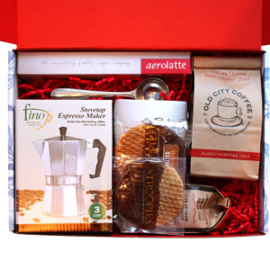 Latte Gift Box overhead